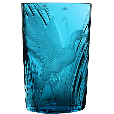 Декоративная  ваза "Охота на утку"