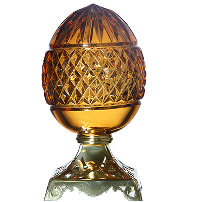 Декор.яйцо (желтое) мет.подст."Возрождение" п.у., Вне группы, -,СЦХ