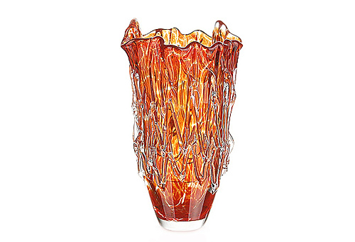 Ваза "Оттепель" красная (средняя)